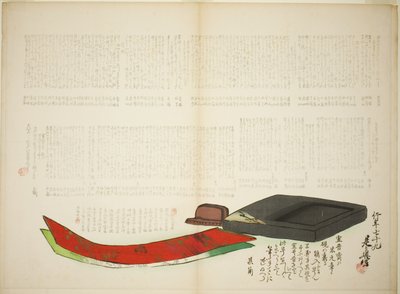 Layers of Kikaku Poetry by Shibata Zeshin