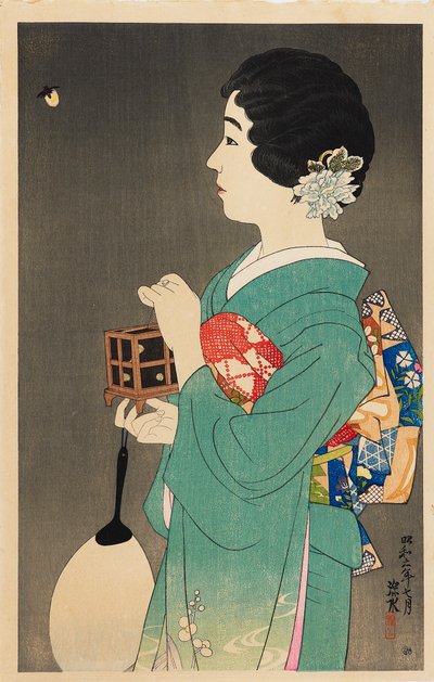 Catching Fireflies by Shinsui Ito