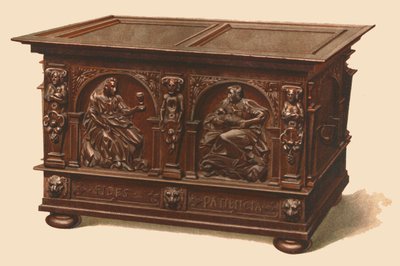 Oak Chest by Shirley Charles Llewellyn Slocombe