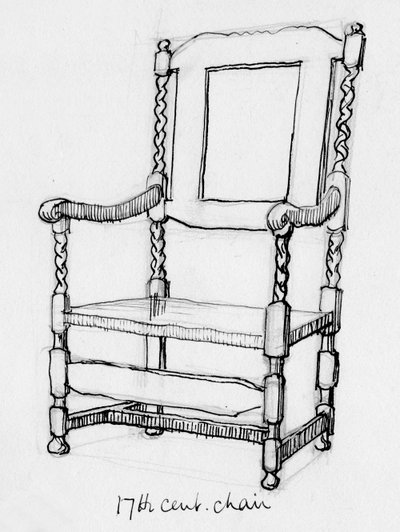 17th Century Chair by Shirley Markham