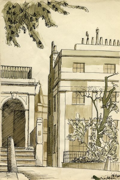 Georgian Houses, London, c1950 by Shirley Markham