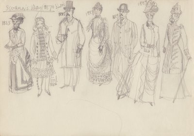 Historical costume, c1950 by Shirley Markham