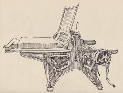Litho-press by Shirley Markham