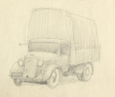 Lorry, 1951 by Shirley Markham