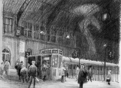Railway Station by Shirley Markham