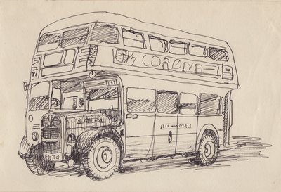 Routemaster Bus, 1951 by Shirley Markham