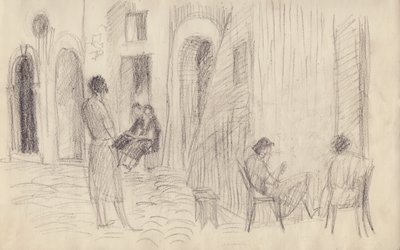 Street Scene, Italy by Shirley Markham
