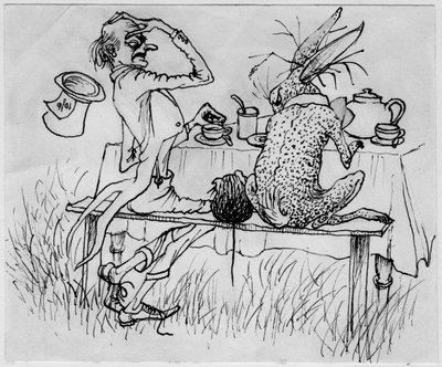 The Mad Hatter and the Hare, 1953 by Shirley Markham