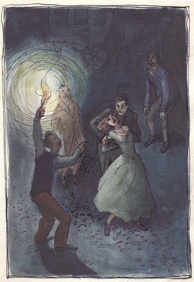 Woman being abducted by Shirley Markham