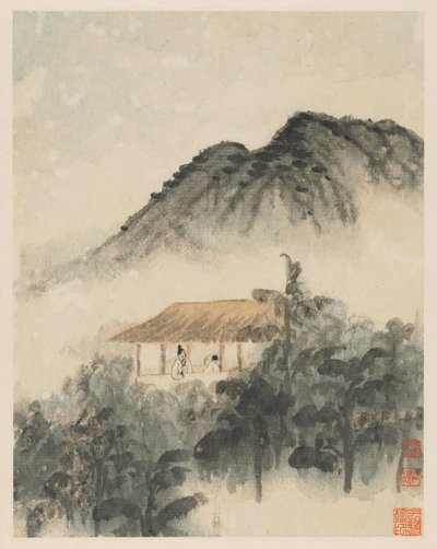 Reminiscences of Qinhuai River by Shitao