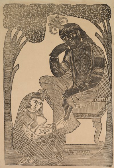 Radha Stroking Krishna