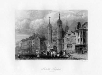 Abbotts Hospital, Guildford, 19th Century by Shury and Son