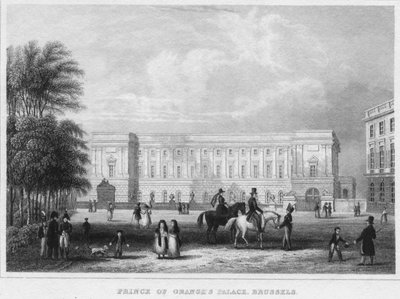 Prince of Oranges Palace, Brussels by Shury and Son