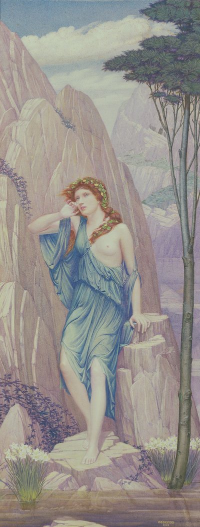 Nymph by a Pool by Sidney Meteyard