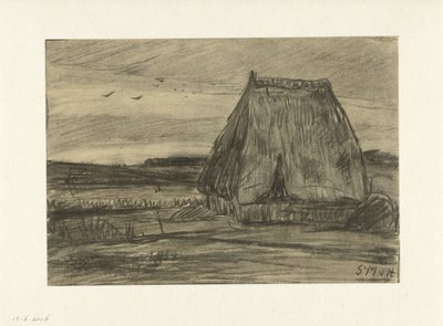 Landscape with Hut by Sientje Mesdag van Houten
