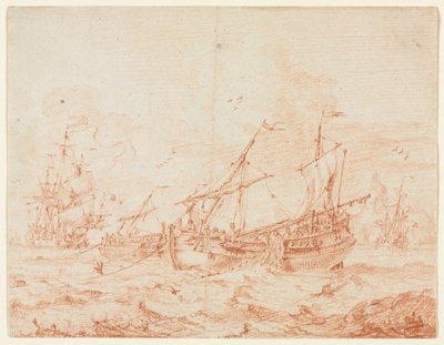 The Herring Bark by Sieuwert van der Meulen