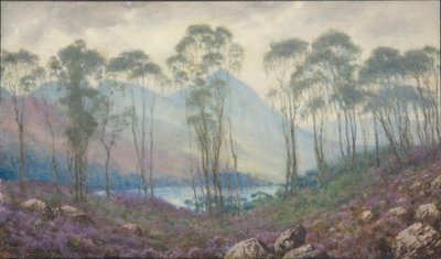 A Scottish Landscape by Sigismund Christian Hubert Goetze