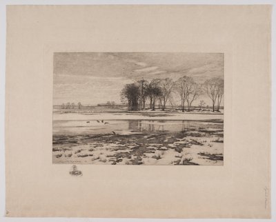 Winter Landscape by Sigvard Hansen