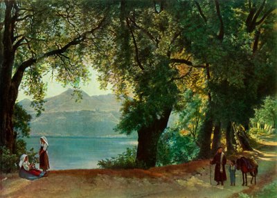 Lake Nemi near Rome (1820s, 1965) by Sil
