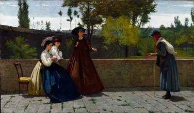 Alms by Silvestro Lega