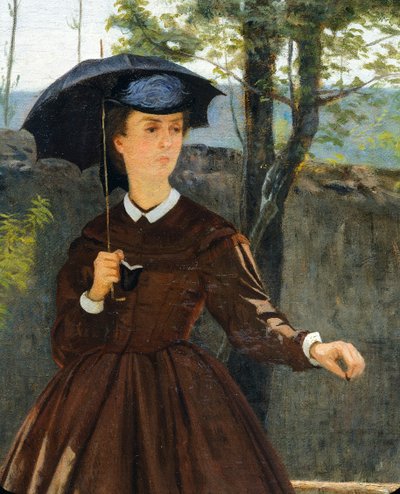 Almsgiving by Silvestro Lega