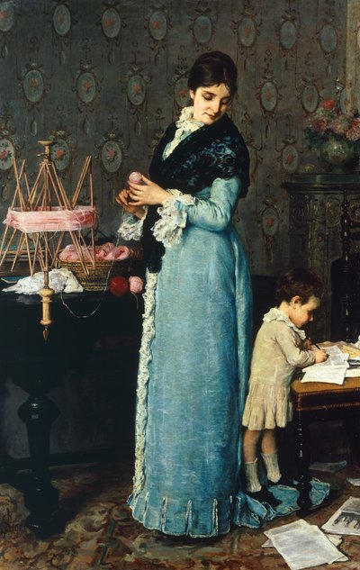 Mother by Silvestro Lega