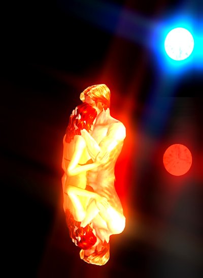 A Kiss in the Night by Silvia Martini