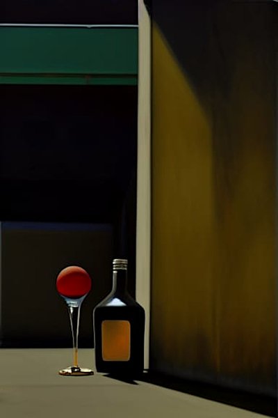 Lonely Glass Destiny by Silvia Martini