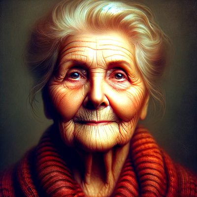Elizabeth - "AI-shaped Years of Life: Portraits of Timelessness" by Silvia Martini