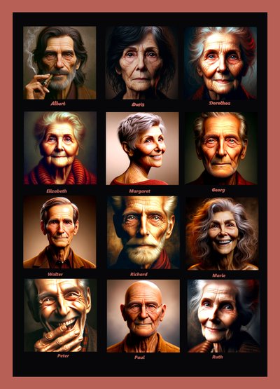 AI-shaped Years: Portraits of Timelessness by Silvia Martini