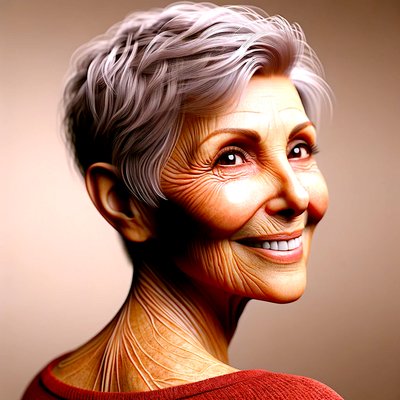Margaret - "AI-shaped Years of Life: Portraits of Timelessness" by Silvia Martini