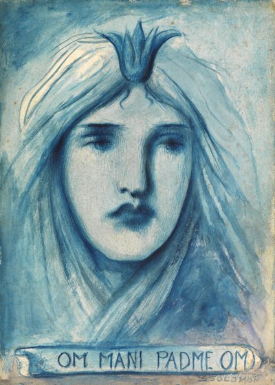 Om Mani Padme Hum by Simeon Solomon