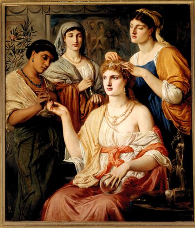 The Toilet of a Roman Lady by Simeon Solomon