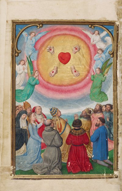 The Worship of the Five Wounds by Simon Bening