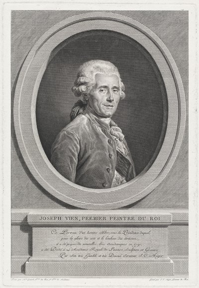 Joseph Vien by Simon Charles Miger after Adélaïde Labille Guiard