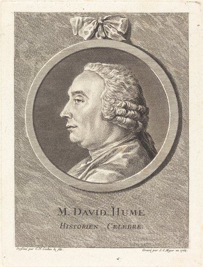 David Hume by Simon Charles Miger after Charles Nicolas Cochin II