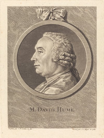 David Hume by Simon Charles Miger after Charles Nicolas Cochin II