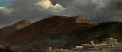 Cloud Mood by Moonlight in the Mountains by Simon Denis