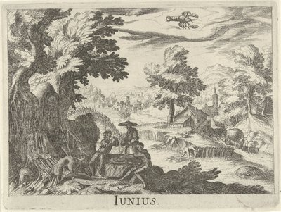 June (series title: Twelve Months) by Simon Frisius