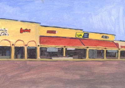 Strip Mall 7, 2023 by Simon Neville