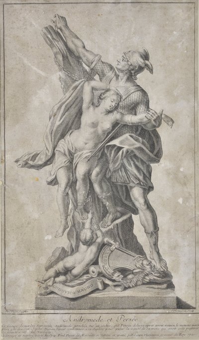Perseus Delivering Andromede by Simon Thomassin