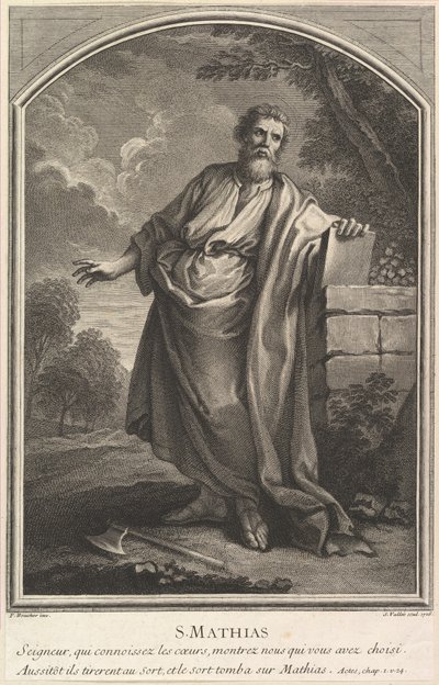 Saint Mathias, 1726 by Simon Vallee