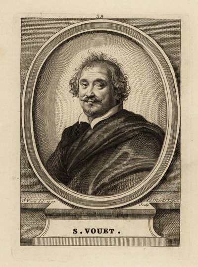 Portrait of Simon Vouet by Simon Vouet