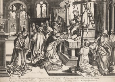 Mass of St. Gregory by Simon Wynhoutsz Frisius