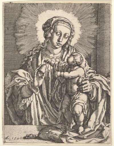 Virgin and Child by Simon Wynhoutsz Frisius