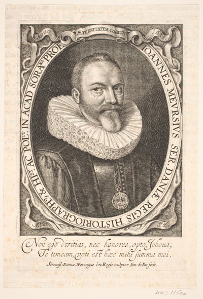 Johannes Meursius, Royal Historian by Simon de Pas