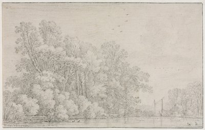 River Landscape by Simon de Vlieger