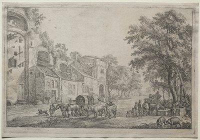 The Approach to a Village by Simon de Vlieger
