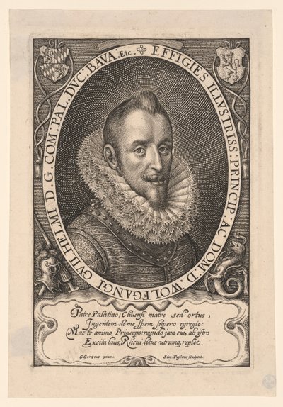 Wolfgang William, Count Palatine by Simon van de Passe