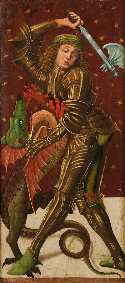Saint George as Dragon Slayer by Simon von Taisten